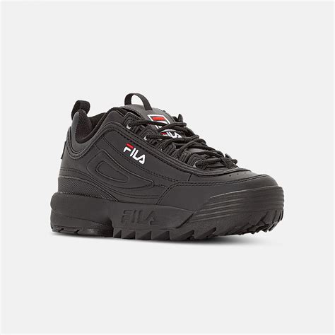 Fila Disruptor Low Wmn All Black Schwarz Fila Official