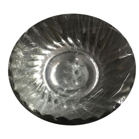 Wrinkle 6 Inch Silver Paper Plate For Event And Party Supplies Paper