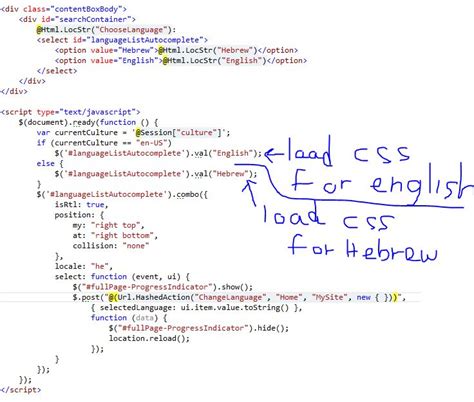 jquery - ASP-MVC: Different style-CSS for different languages - Stack ...