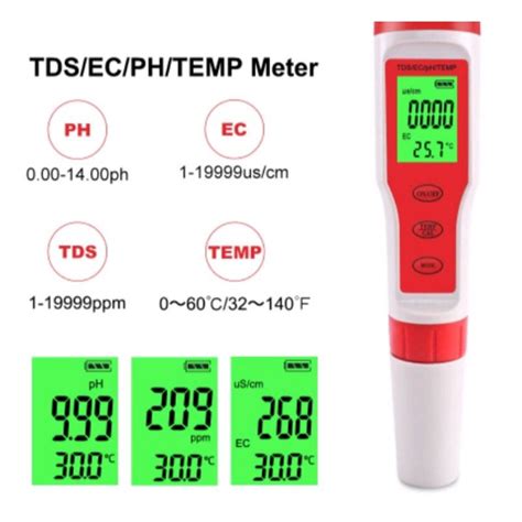 Jual Alat Ukur Ph Meter Air Tds Meter Ec Meter Temperatur Meter