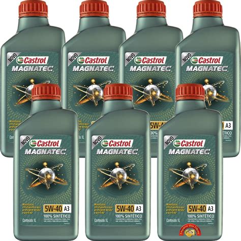 7 Lts Castrol 5w40 SP Sintetico Original Vw 502 505 Magnatec Empório