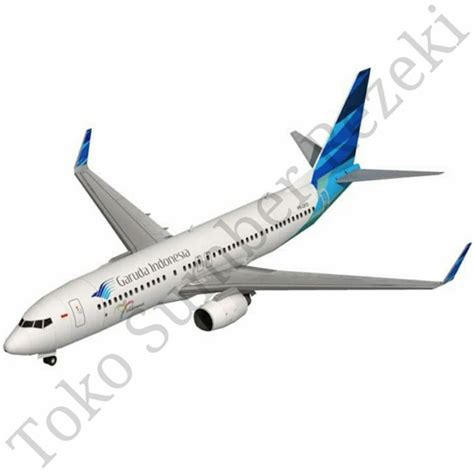 Jual Papercraft Pesawat Garuda Indonesia A737 Diy Paper Craft Boeing 737 Jakarta Utara