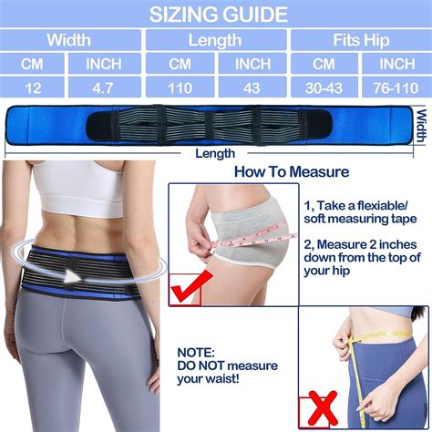 SI Belt Sacroiliac Belt for Women and Men - Relieve SI Joint, Sciatic