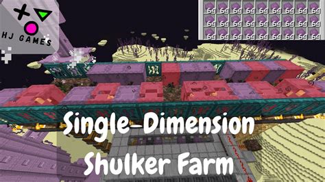 I Built A Single Dimension Shulker Farm With A Supercharger Youtube