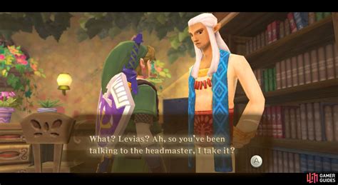 Skyloft Tracking Levias Levias Walkthrough The Legend Of Zelda