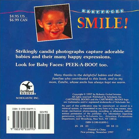 Smile Baby Faces Board Book By Roberta Grobel Intrater Board Book