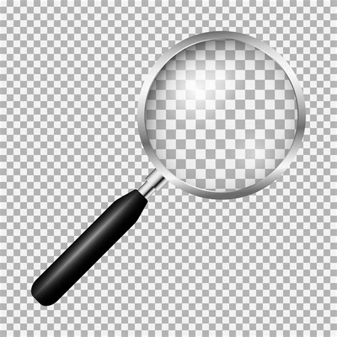 Magnifying Glass With Hand Vector