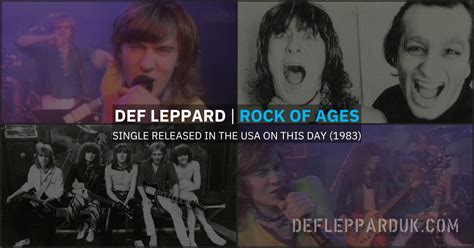 42 Years Ago DEF LEPPARD Release ROCK OF AGES Single In The USA