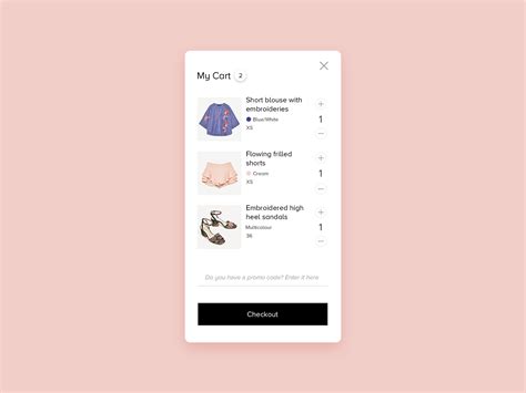 My Cart Ui Design By Ildiko Gaspar On Dribbble