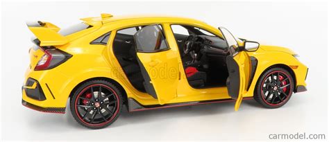 Lcd Model Lcd18005b Ye Scale 1 18 Honda Civic Type R Fk8 2020 Yellow