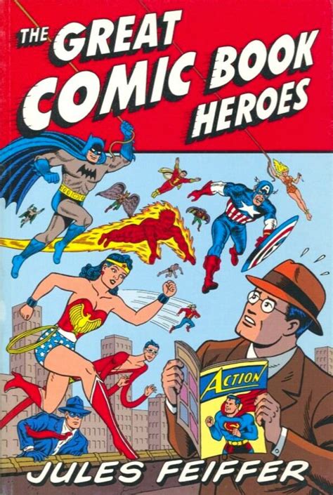 Jules Feiffer The Great Comic Book Heroes The Vault Of Culture