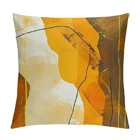 Autua Abstract Art Graphic Decorative Throw Pillow Cover For Home Couch