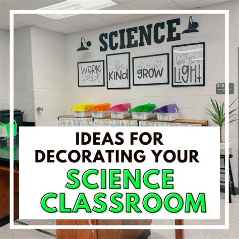 Ideas for Decorating Your Science Classroom ⋆ The Trendy Science Teacher