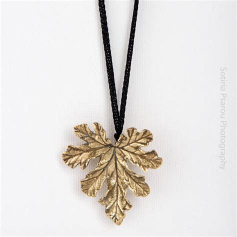 Collier Pendentif De Feuilles Collier De Feuilles R El Etsy France