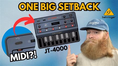 Behringer JT 4000 Micro Synth A 49 Synth W One BIG Setback YouTube