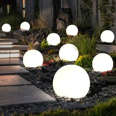 Sfera Luminosa Solare Da Giardino Sfera Luminosa A Led Solare