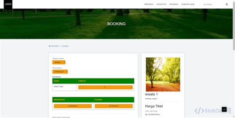 Sistem Informasi Wisata Dan Booking Berbasis Web PHP