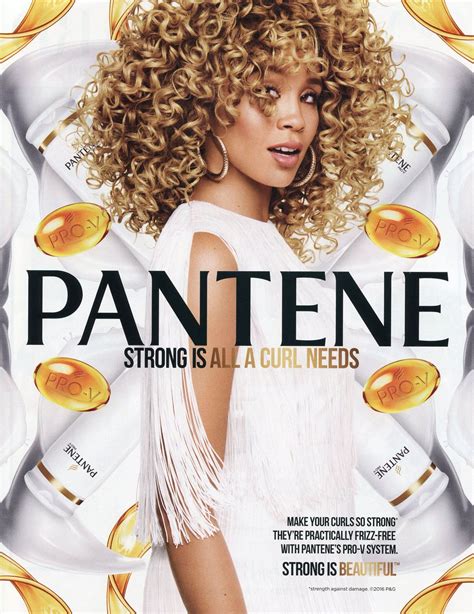 Jillian Hervey Pantene Ad Harpers Bazaar Feb 2017 Hair Advertising