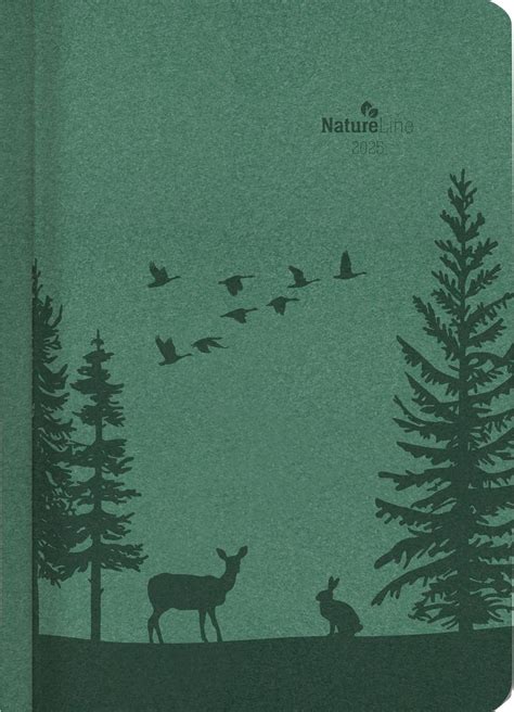 Buchkalender Nature Line Forest 2025 Taschen Kalender A5 1 Tag 1