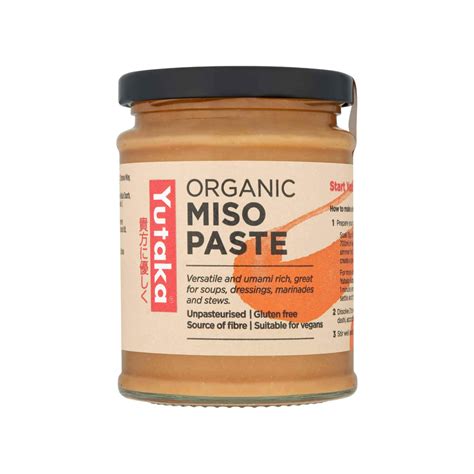 Yutaka Organic Miso Paste 300g Buy Online At Sous Chef Uk