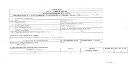 Financial Report Bhatia Alloy Forging Pvt Ltd