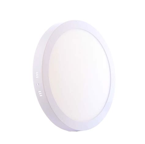 Luminária Led 25W Sobrepor Redondo Maxtel Branco Quente MadeiraMadeira