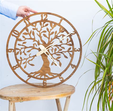 Tree Wall Clock Tree Of Life Wall Clock Nature Wall Clock Forest