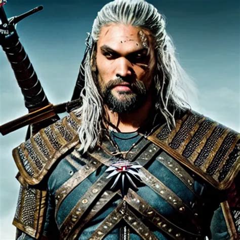 Photo Of Jason Momoa As Witcher From Witcher 2021 Stable