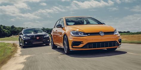 2019 Honda Civic Type R vs. 2019 Volkswagen Golf R: Which Is the Hottest Hatch? - Car and Driver ...