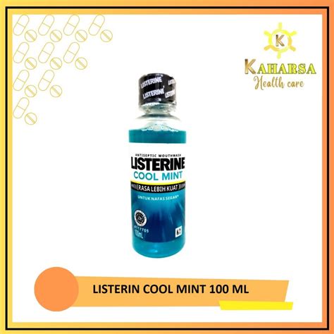 Jual Listerine Cool Mint Ml Obat Kumur Antisepstik Bau Mulut Dan