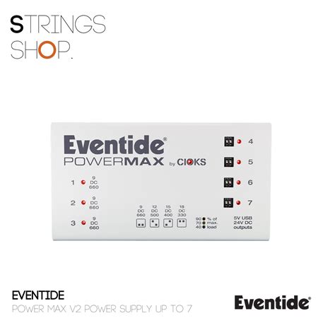 ตัวจ่ายไฟเอฟเฟค Eventide Powermax V2 7 Pedal Universal Power Supply By Cioks Th