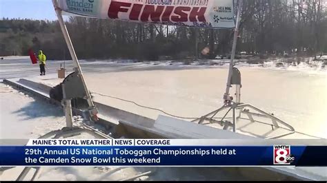 Annual Toboggan Championships held at Camden Snow Bowl