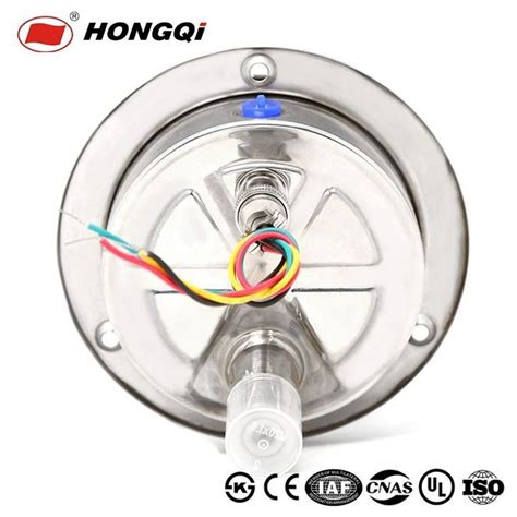 Stainless Steel Electric Contact Pressure Gauge With Flange