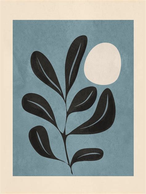 Minimalist Plant Art 2 Art Print by City Art - Fy