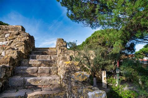 Sao Jorge Castle In Lisbon Portugal Stock Image Image Of Portugal