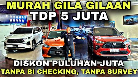 Diskon Habis Habisan Toyota Nik Potong Harga Puluhan Juta