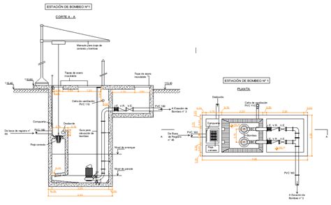 Sewage Lift Station Diagram