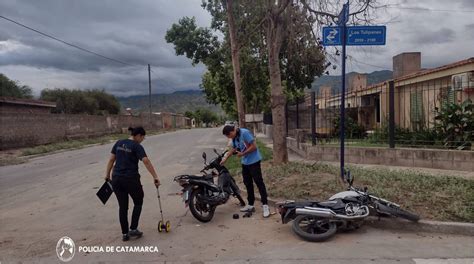 Choque entre motos dejó dos personas heridas La Unión Digital