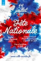 Fête nationale du 14 juillet Saintes Ville de Saintes