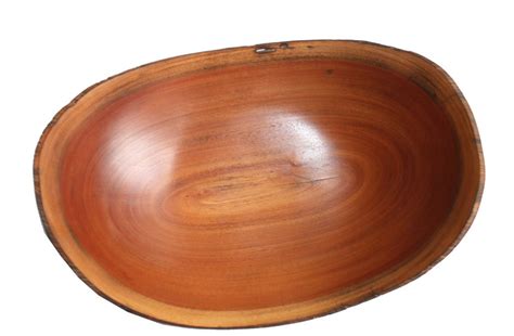 Brazilian Eucalyptus Wooden Carved Bowl At 1stdibs