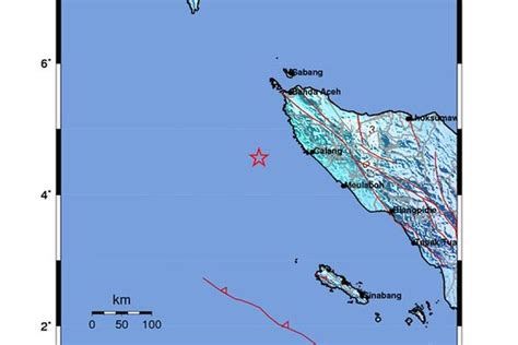 Aceh Jaya Diguncang Gempa M 5 6 Akibat Aktivitas Subduksi Lempeng