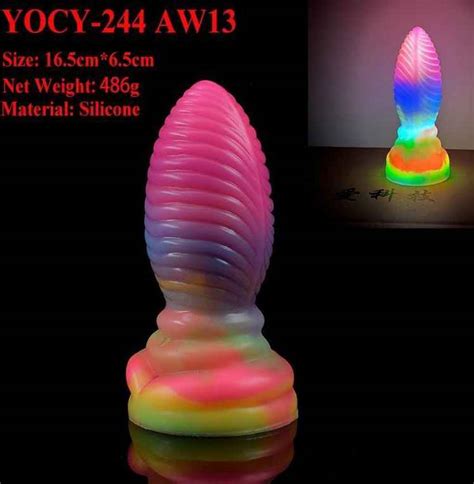 Ancient Mythical Beast Desert Dildo Liquid Silicone Glow In Dark