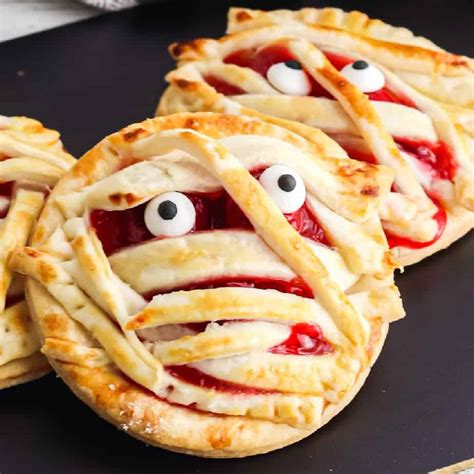 Mummy Halloween Cherry Hand Pies On My Kids Plate