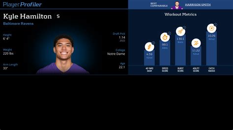 Kyle Hamilton Stats & Fantasy Ranking - PlayerProfiler