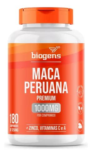 Maca Peruana Vitamina C Zinco 1000mg 180 Tablets Full MercadoLivre