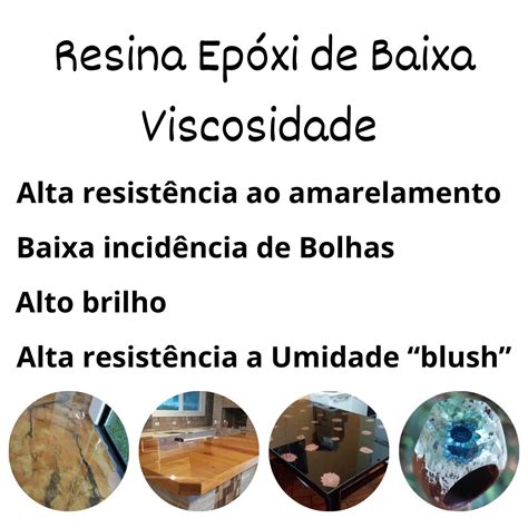 Kit Resina Epoxi Baixa Viscosidade Kg E Spray Quebra