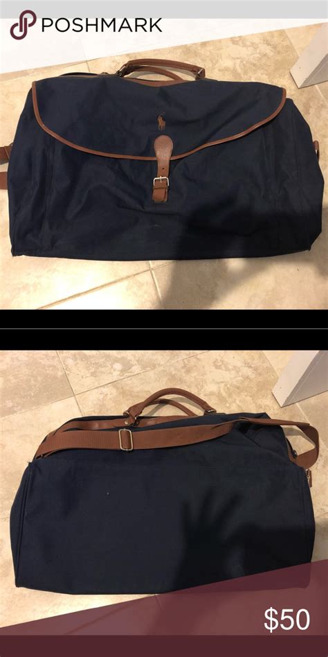 Vintage Navy Blue Polo Travel Bag Blue Polo Bags Ralph Lauren Bags