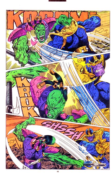 Thanos Vs The Skrull Race Battles Comic Vine