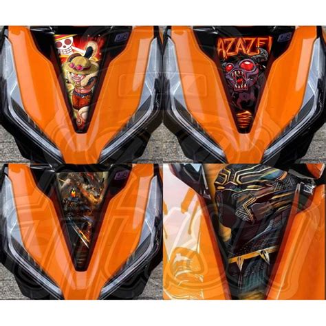 Honda Click Front Sticker With Free Stickers Shopee Philippines