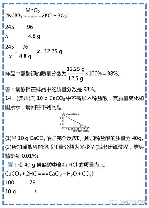 初中化学方程式和质量守恒定律专项练习题 知乎